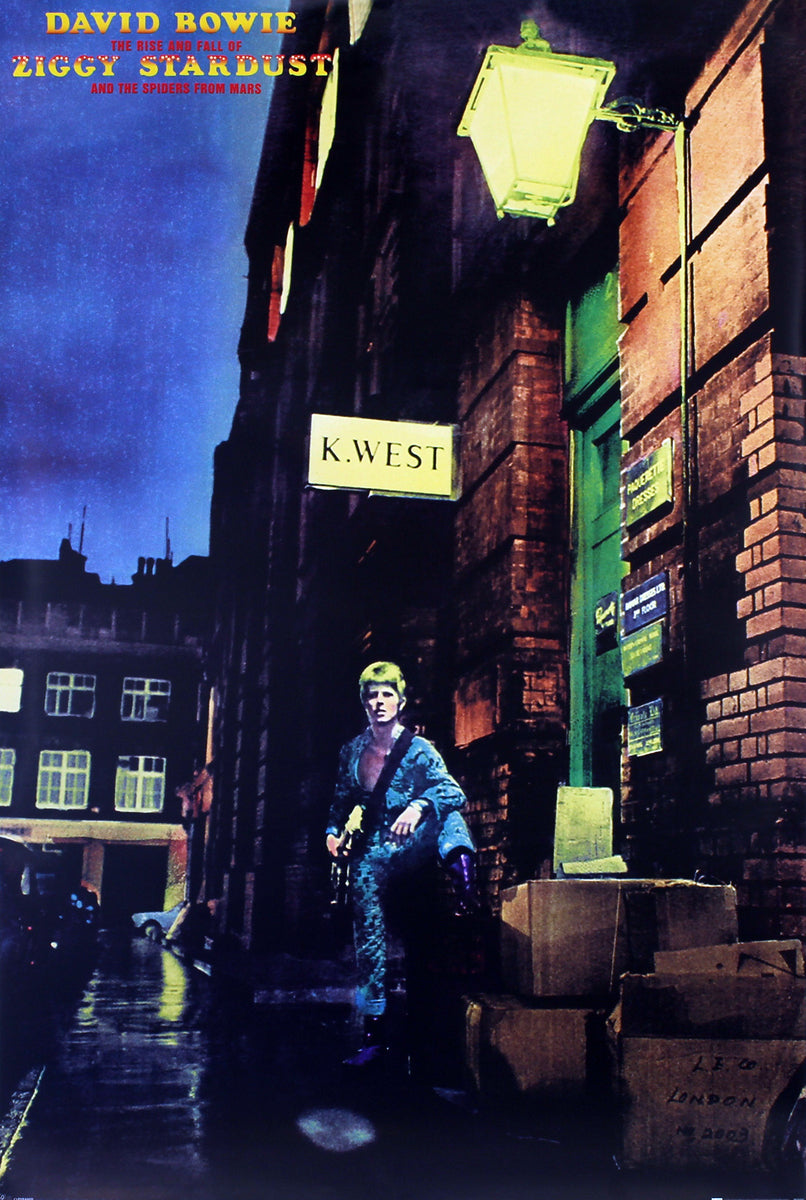 Ziggy Stardust Album Cover David Bowie Poster 7323