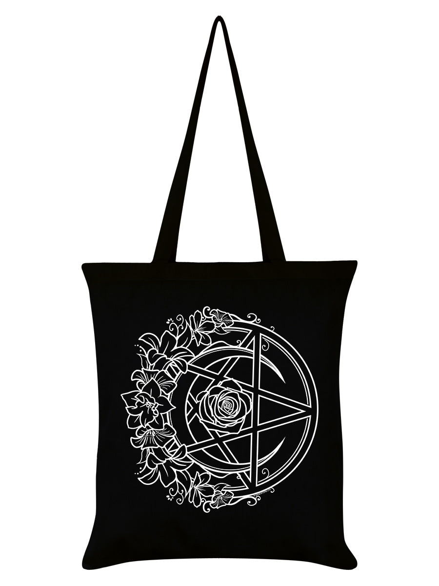 Monochrome Pentacle, Requiem Collective Tote Bag