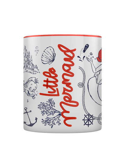 Little Mermaid Red Coloured Inner Mug